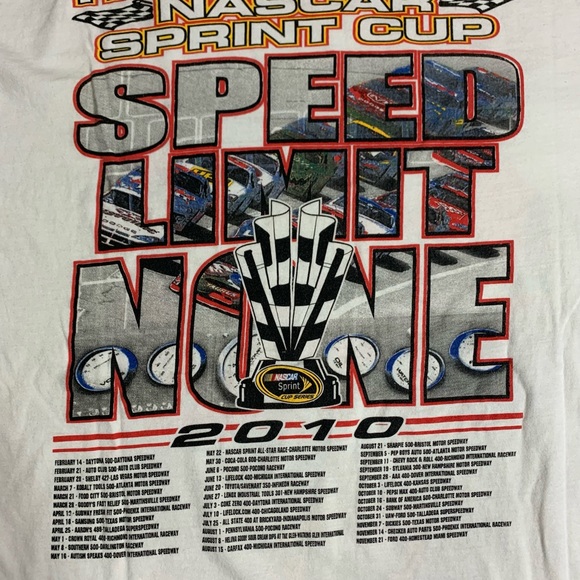 Vintage 2010 Nascar Graphic T-Shirt - Picture 5 of 5